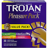 Упаковка 36шт Trojan Pleasure Pack