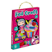 Набор для творчества Foil Craft Принцесса Vladi Toys VT4433-11, 18 листов фольги ZR, код: 8323485