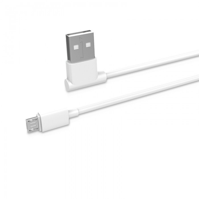 Кабель для зарядки телефона USB - micro USB HOCO UPM10 L образный Белый - фото 4 - id-p2112975131