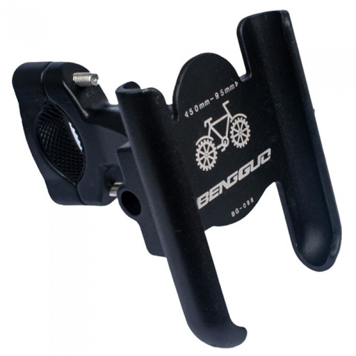 Велотримач під телефон BENGGUO BG-098 ALUMINUM велосипедний тримач Чорний