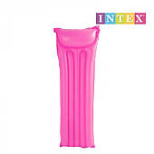 Пляжний надувний матрац Intex 59703 NP 183x69 см Рожевий