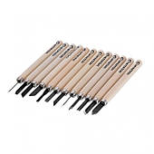 Набір різців для дерева 12 шт. INTERTOOL HT-3504