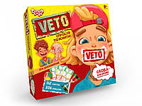 Детская настольная развлекательная игра "VETO" VETO-01-01U на укр. языке от EgorKa
