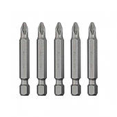 Комплект викруткових насадок PZ2 1/4"*50 мм, ACR, S2, пак. 5ед., STORM INTERTOOL VT-0204