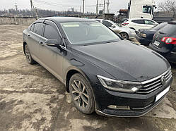 Вітровики з хромом SD (4 шт., Sunplex Chrome) для Volkswagen Passat B8 2015-2024 рр