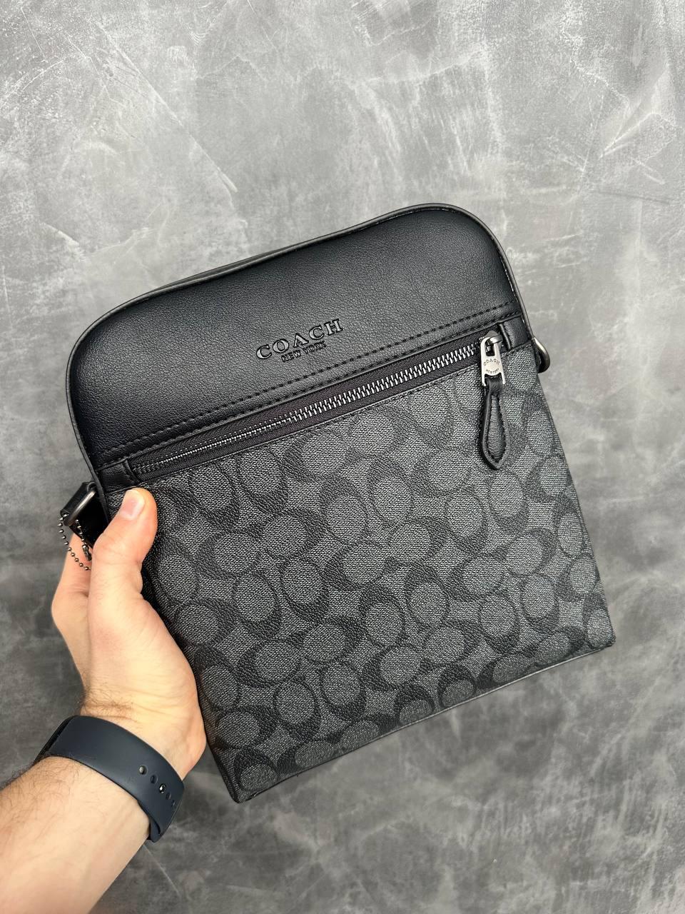 Чоловіча чорна Сумка Месенджер Coach