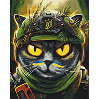 Картина по номерам "Котик разведчик" © Марианна Пащук Brushme BS53311 40х50 см от EgorKa