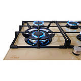 Варильна поверхня газ кремового кольору слонова кістка, чотири функціональні конфорки Luxor EG 740 Німеччина, фото 4