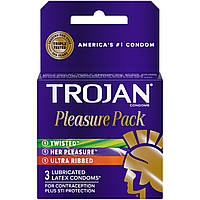 Упаковка 3шт Trojan Pleasure Pack