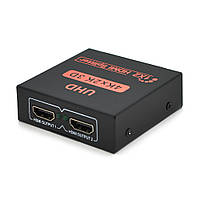 Активный HDMI сплитер 1=>2 порта, 4K, 2K, 3D, 1080Р, 1,4 версия, DC5V/2A Q50, Box m