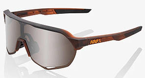 Окуляри Ride 100% S2 - Matte Translucent Brown Fade - Hiper Silver Mirror Lens