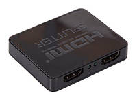 Перехідник моніторний Lucom HDMI 1x2 Splitter Act v1.4 4K30Hz 3D USB-power чорний 62.09.8219 KN, код: 7455240