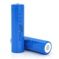 Аккумулятор 18650 Li-Ion ICR18650 TipTop, 2200mAh, 3.7V, Blue Vipow (ICR18650-2200mAhTT)