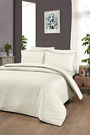 Постель La Romano Premium Satin 300TC Lucca Cream, Евро, 200х220, 240х260, 50х70-2шт и 70х70-2шт