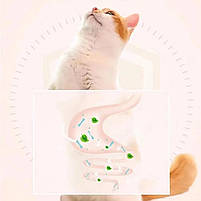 Котяча м'ята іграшка смаколик лизун для котів з іграшкою - блакитна, фото 4