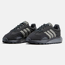 Чоловічі Кросівки Adidas Retropy E5 Dark Grey / Адідас Ретропі Е5 Темно Сірі, фото 4