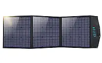 Солнечная панель портативная зарядная станция Choetech SC008 120W USB-C/USB QC 3.0 18V/6.6А black