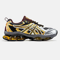 Чоловічі Кросівки Asics Gel-Quantum Kinetic Grey Gold / Асікс Гел-Квантум Кінетик Темно Сірі із Золотистим, фото 4