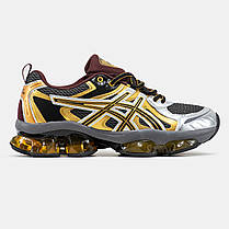 Чоловічі Кросівки Asics Gel-Quantum Kinetic Grey Gold / Асікс Гел-Квантум Кінетик Темно Сірі із Золотистим, фото 3