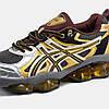 Чоловічі Кросівки Asics Gel-Quantum Kinetic Grey Gold / Асікс Гел-Квантум Кінетик Темно Сірі із Золотистим, фото 8
