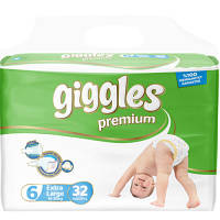 Подгузники Giggles Premium Extra Large 15-30 кг 32 шт (8680131202638) o