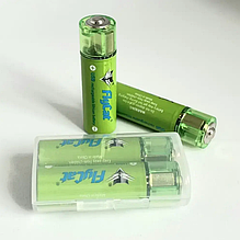 Батарейка-акумуляторна USB FluCat USB rechargeablum battery AA 1.5V 1500 mWh