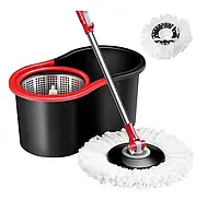 Швабра Spin Mop 360 black ( черный цвет)