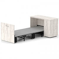 Ліжко-трансформер + Письмовий стіл + Тумба + Комод Sirim-C3 (4 в 1) / Дуб крафт білий ТМ Knap Knap
