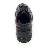 Кеди шкіряні чорні чоловічі на шнурівці MIDA весна-осінь 112234(1) розмір 40, фото 6