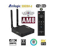 Смарт приставка Ugoos AM8, 4/32, Amlogic S928X-J, WIFI 6, Android 11, Smart TV Box (Гарантия 1 год)