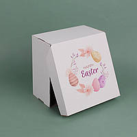 Коробка подарочная к Пасхе 200*200*100 мм Коробка картонная под пасхальные подарки украшения