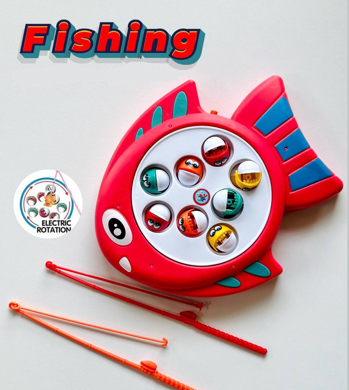 Дитяча розвиваюча Риболовля  137-5 A Рожева, фото 1