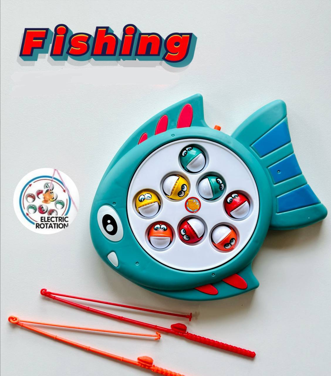 Дитяча розвиваюча Риболовля 137-5 A Блакитна, фото 1