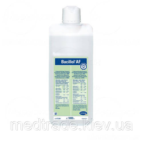 Розчин для дезінфекції поверхонь Бациллол АФ 1 л у флаконі, фото 1