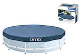 Тент для круглого каркасного басейну Intex 28031 діаметром 366см, фото 4