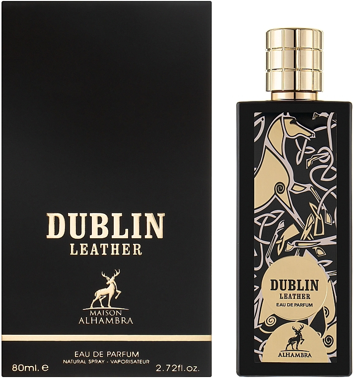 Парфумована вода Alhambra Dublin Leather для чоловіків — edp 80 ml