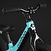 Біговел Cariboo Magnesium Air 12 дюймів, чорний, бірюзовий, фото 3