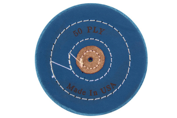 Круг мусліновий синій CROWN d-120 мм, 50 слоїв