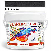 Эпоксидная затирка Litokol Starlike EVO 145 чёрная 2,5 кг (STEVONCR02.5)