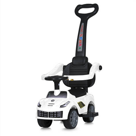 Каталка толокар з батьківською ручкою 2в1 Bambi M 5728L-1 (музика), фото 1