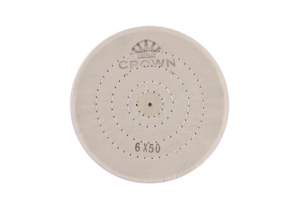 Круг муслиновый CROWN белый d-150 мм, 50 слоев