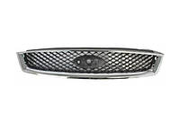 Решітка радіатора між фарами Ford Focus MK2 04-08 рр.