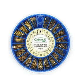 Штифти анкерні позолочені, набір (240шт+2ключі)