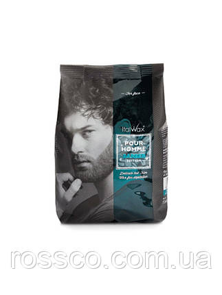 Гарячий плівковий віск у гранулах Italwax чоловічий Pour Homme Barber Edition (для обличчя), 500 г., фото 1