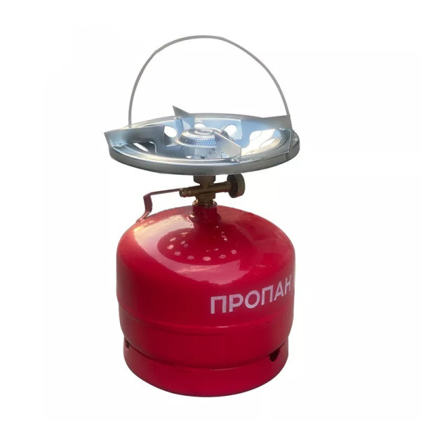 Балон газовий кемпінг 5 л COBRA, комплект (балон, горелка, вентиль)