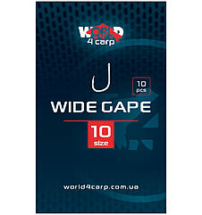 Карповий гачок World4Carp WIDE GAPE