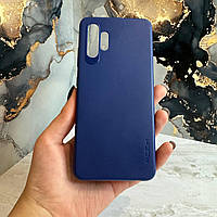 Чехол карбоновый синий для Samsung Galaxy А32 4G накладка синяя для самсунг галакси а32