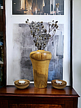 Ваза інтер'єрна для сухоцвітів (горіх, клен), фото 7