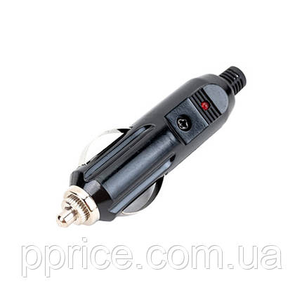 Штекер авто прикурювача з запобіжником 12-24V, фото 1
