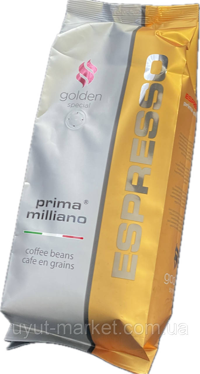 Натуральна кава в зернах 1 кг Prima Italiano Gold Selection Espresso (100% арабіка)